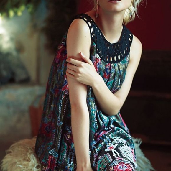 Anthropologie Moulinette Soeurs Linnea Velvet Dress - Picture 14 of 15